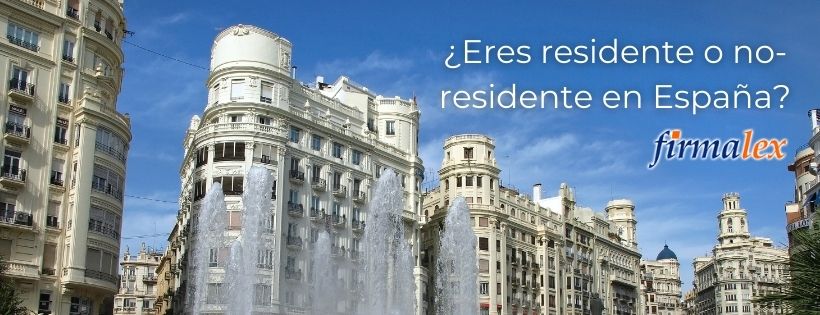 Eres residente o no residetne en España?